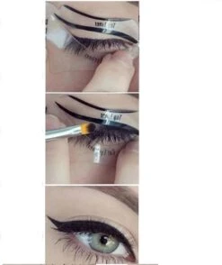 GEAR 3000® Eyeliner Stempel - Stamp - Stencil - Wing - Sjabloon - Smokey Eyes - Herbruikbaar 2 Stuks -Beroemde Cosmetica Winkel 1009x1200