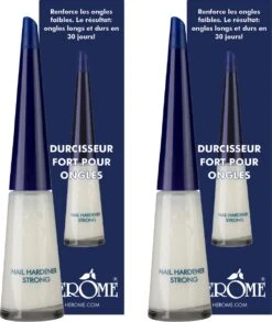 Herome 2-Pack Nagelverharder En Base Coat - Nail Hardener Strong - Voor Zwakke En Gevoelige Nagels - 2x10ml