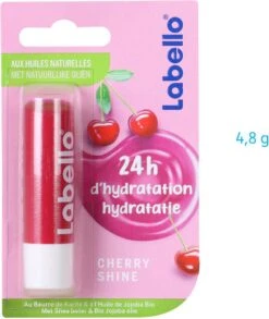 Labello Cherry Shine - Lippenbalsem -Beroemde Cosmetica Winkel 1011x1200 3
