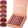Handaiyan Liquid Lipsticks Set A - Set Van 6 - Matte Lippenstift - Waterproof - Make Up Set - Geschenkset - Giftset