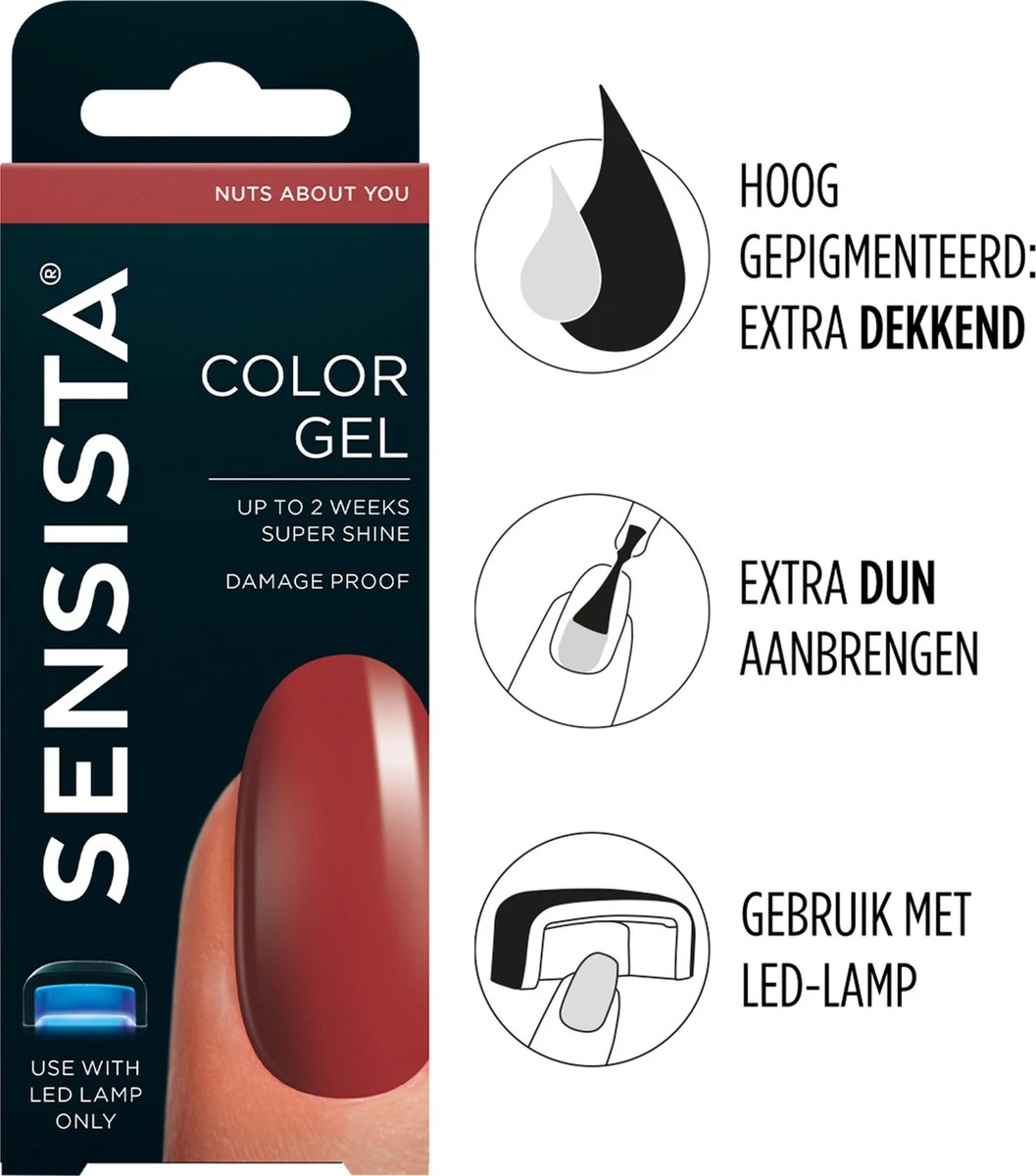 Sensista Color Gel Nuts About You - Bruin 3 Sensista Color Gel Nuts About You - Bruin