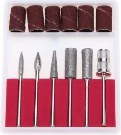 Merkloos Electrische Nagelvijl - Vijl Met Freesjes En Rolletjes - Roze- -Beroemde Cosmetica Winkel 1070x1200