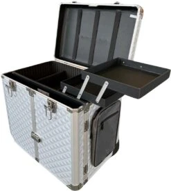 Pedicure Koffer/trolley - Professional Pedicure Case - Zilver Disco