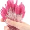 Wegwerp Wimper En Wenkbrauw Borsteltjes - Mascara Borsteltjes - 10 Stuks - Roze