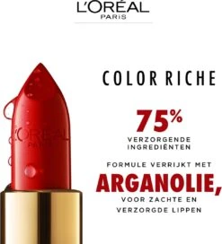 L’Oréal Paris Lippenstift Color Riche Satin - 142 Bonjour Bastille Paars -Beroemde Cosmetica Winkel 1088x1200 2