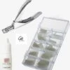 Nageltips Naturel Voordeel Set - Naturel Tips + Nagellijm 3ML + Tipknipper - Professionele Markt -Beroemde Cosmetica Winkel 1105x1200 1