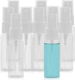 Belle Vous Mini 20ml Verstuiver Spray Flesjes (30 Pak) - Fijne Mist Spray Flesjes Met Doppen - Navulbaar Anti Lek Plastic Fles Voor Schoonmaken, Parfums, Essentiele Oliën – Reisformaat -Beroemde Cosmetica Winkel 1113x1200 3