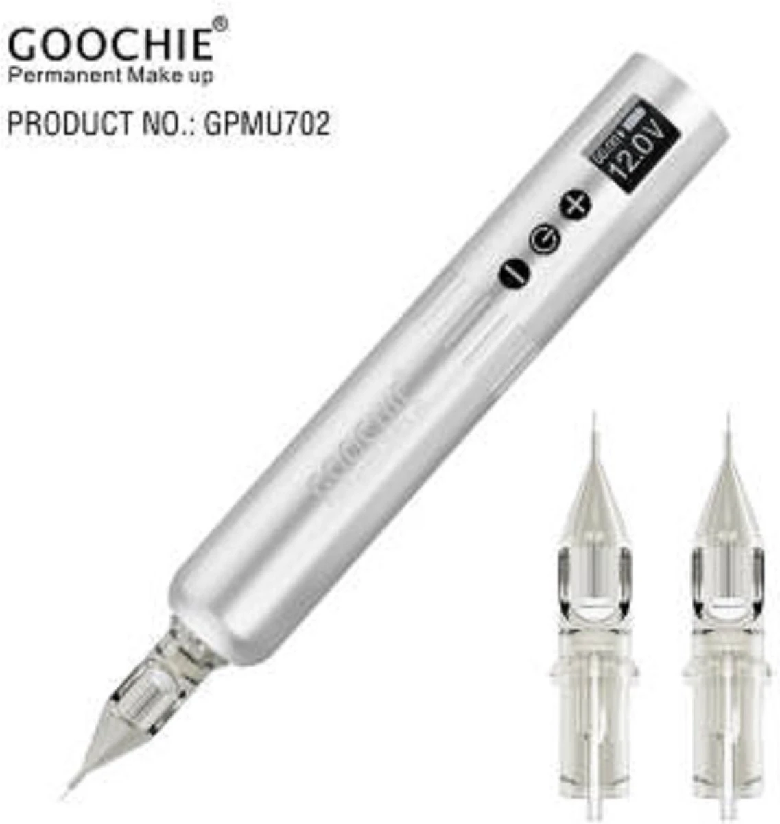 Goochie - Permanente Make-Up Pen – Draadloos – Permanente Make-Up Machine - Powderbrowse – Hairstroke – Wenkbrauwen – Lippen – Eyeliner - Pmu 11 Goochie - Permanente Make-Up Pen – Draadloos – Permanente Make-Up Machine - Powderbrowse – Hairstroke – Wenkbrauwen – Lippen – Eyeliner - Pmu - Afbeelding 9