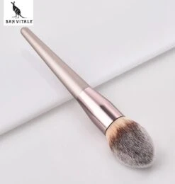 San Vitale® - Luxe Professionele Make Up Kwasten Set - Make Up Brush - Vegan Penselen - Inclusief Pouch - Make Up Pouch Met 10-delig Penselen Set - Champagne/goud -Beroemde Cosmetica Winkel 1139x1200 2