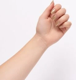 Herome Nail Wraps Golden Glitter - Nagelstickers - Nail Art - Zonder Droogtijd - 2x10 Stickers -Beroemde Cosmetica Winkel 1144x1200 1