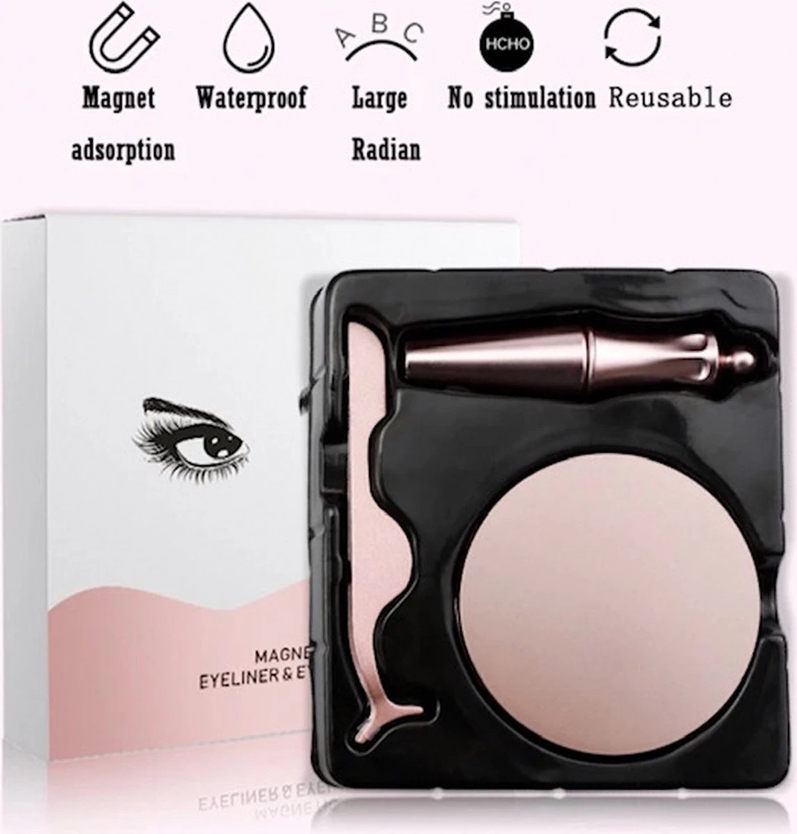 Nepwimpers - Nep Wimpers - Valse Wimpers - Lashes - False Lashes - Magnetische Wimpers - Magnetische Eyeliner - Miami 21 Nepwimpers - Nep Wimpers - Valse Wimpers - Lashes - False Lashes - Magnetische Wimpers - Magnetische Eyeliner - Miami - Afbeelding 19