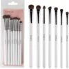 Rancai 7pcs - Make-up Kwastenset - Makeup - Oogschaduwkwasten - Wit - Makeup Kwasten