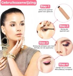 Mina Beauty Magnetische Wimpers – Magnetic Lashes - Wimperset (10 Stuks) Met 2 Magnetische Eyeliners En Een Applicator -Beroemde Cosmetica Winkel 1159x1200 3