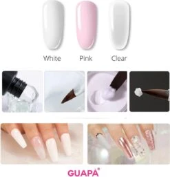 GUAPÀ® Acrylpoeder Pink | Acrylic Powder Roze | Acryl Nagels | Starterspakket | 25 Gr | Professionele Kwaliteit Acryl Poeder -Beroemde Cosmetica Winkel 1160x1200