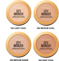 Maybelline City Bronzer Bronzer & Countour Powder - 250 Medium Warm - Bronzing En Contouring Poeder -Beroemde Cosmetica Winkel 1160x1200 6