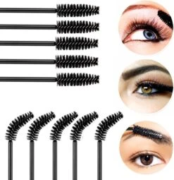 Knaak Wegwerp Wimper En Wenkbrauw Borsteltjes - Eyelash Extensions Brushes - 50 Stuks - Zwart -Beroemde Cosmetica Winkel 1161x1200 8