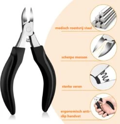 Nageltang Incl. Vijl En Ingegroeide Teennagel Lifter- Nagelknipper - Teennagelknipper - Nagelschaar - Ingegroeide Teennagels - Dikke Nagels - Nagelknipper Set - Pedicure Set -Beroemde Cosmetica Winkel 1163x1200 1
