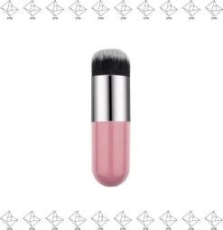Merkloos EPIN | Poederkwast | Foundation Kwast | Powder Brush | Make-up Kwast | Roze Met Zilver -Beroemde Cosmetica Winkel 1164x1200 19