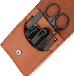 Fritzline© Manicureset 7 Delig - Nagelset Incl. Nagelvijl & Nagelknipper - Nagel Verzorging - Zwart -Beroemde Cosmetica Winkel 1165x1200 2