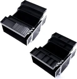 A.T. Shop Cosmeticakoffer, Make-up Koffer, Beauty Case, Bewaren Van Make-up, Nagellak. Zwart -Beroemde Cosmetica Winkel 1172x1200 12