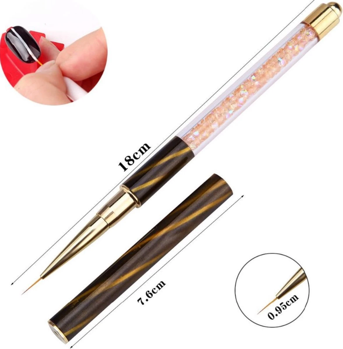 Nail Art Penselen - 8-delig - Penselen - Nail Art Brushes - Nail Art Kwasten - Nail Art - Nail Art Tools - Nail Art Set - Nail Art Kwast - Penselenset - Penselen Set - Penselen Nagels - Nail Art - Nail Art Kit - Nail Art Penseel 11 Nail Art Penselen - 8-delig - Penselen - Nail Art Brushes - Nail Art Kwasten - Nail Art - Nail Art Tools - Nail Art Set - Nail Art Kwast - Penselenset - Penselen Set - Penselen Nagels - Nail Art - Nail Art Kit - Nail Art Penseel - Afbeelding 9