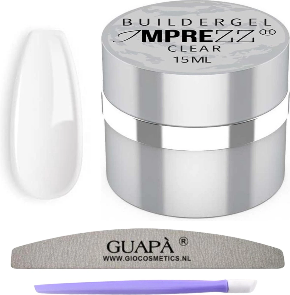 GUAPÀ® Builder Gel | BIAB | Gellak | Gel Nagels | Clear | Builder Gel Clear | 15 Ml 3 GUAPÀ® Builder Gel | BIAB | Gellak | Gel Nagels | Clear | Builder Gel Clear | 15 Ml