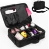Merkloos Make-up Koffer - Cosmetica - Visagie Opbergtas - Beauty Organizer Met Verstelbare Vakken - 34x23x8CM - Zwart -Beroemde Cosmetica Winkel 1185x1200 11
