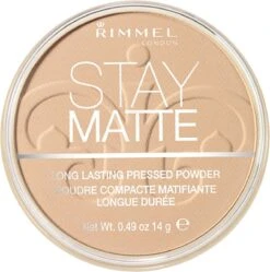Rimmel London Stay Matte Pressed Powder - 003 Peach Glow -Beroemde Cosmetica Winkel 1190x1200 5
