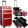Veronica NAIL-PRODUCTS Aluminium Nagel Trolley 3 In 1 CROCO ROOD, Pedicure, Manicure. Ook Als Sinterklaas Trolley, Trolly, Koffer! -Beroemde Cosmetica Winkel 1193x1200 7
