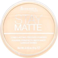 Rimmel London Stay Matte Pressed Powder - 001 Transparent - Powder -Beroemde Cosmetica Winkel 1195x1200 10