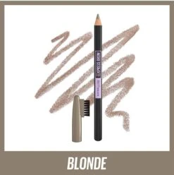 Maybelline New York - Express Brow Shaping Pencil - 02 Blonde - Blond Wenkbrauwpotlood En Borstel -Beroemde Cosmetica Winkel 1195x1200 21