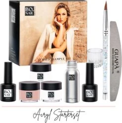 GUAPÀ® Acryl Nagels | Acryl Starterspakket | Acryl Poeder | Acryl Vloeistof | Acryl Penselen | Acrylic Nails | Nepnagels