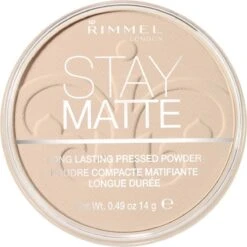 Rimmel London Stay Matte Pressed Powder - 003 Peach Glow -Beroemde Cosmetica Winkel 1198x1200 17