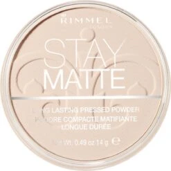 Rimmel London Stay Matte Pressed Powder - 001 Transparent - Powder -Beroemde Cosmetica Winkel 1198x1200 18