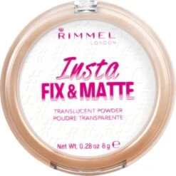 Rimmel London Insta Fix & Matte Make-uppoeder - 01 Clear -Beroemde Cosmetica Winkel 1198x1200 19