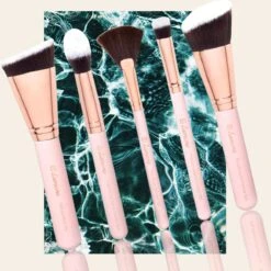 Lamora Make-up Kwasten Set - Contour - Lamora Proffecioneel - 5 Delig Kwasten In Luxe Koker