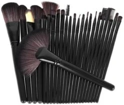 Make-up Kwasten Set - Professionele Kwasten - 24-delig Met Tasje - Cosmetica Kwasten - Zwart - Rheme -Beroemde Cosmetica Winkel 1200x1017 2
