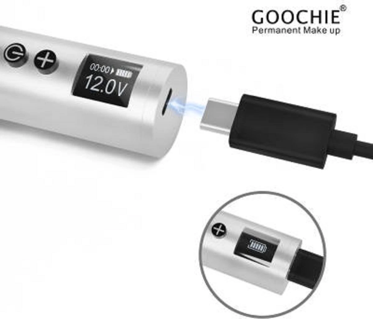 Goochie - Permanente Make-Up Pen – Draadloos – Permanente Make-Up Machine - Powderbrowse – Hairstroke – Wenkbrauwen – Lippen – Eyeliner - Pmu 13 Goochie - Permanente Make-Up Pen – Draadloos – Permanente Make-Up Machine - Powderbrowse – Hairstroke – Wenkbrauwen – Lippen – Eyeliner - Pmu - Afbeelding 11