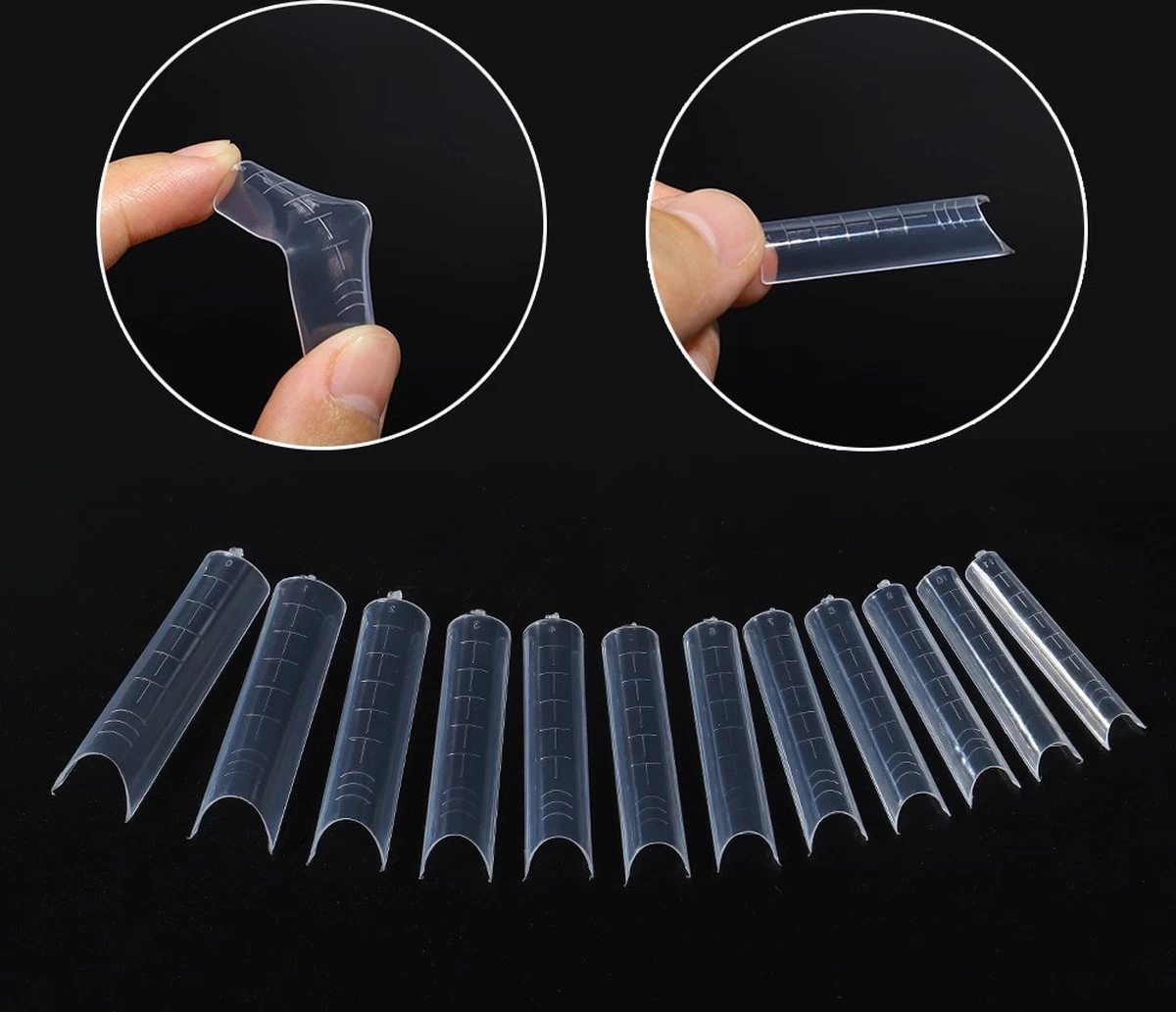 Royala Mold07 Dual System Forms - Mold - 120 Stuks - 12 Maten In Handige Tipbox - Polygel Tips - Voor Polygel En Acrylgel - Mix System Forms - Tips Voor Polygel - Royala Dual Mold Tips Line 7 Royala Mold07 Dual System Forms - Mold - 120 Stuks - 12 Maten In Handige Tipbox - Polygel Tips - Voor Polygel En Acrylgel - Mix System Forms - Tips Voor Polygel - Royala Dual Mold Tips Line - Afbeelding 5