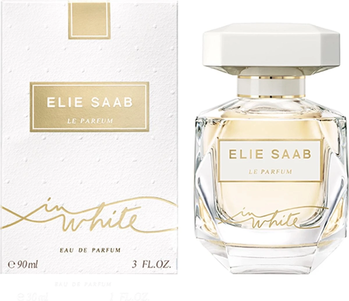 Elie Saab - Le Parfum In White - Eau De Parfum - 90ML 4 Elie Saab - Le Parfum In White - Eau De Parfum - 90ML - Afbeelding 2