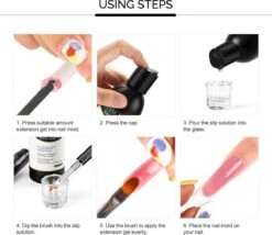 COSCELIA Extenstion Kit | Polygel Nagels | Gelnagels | Nepnagels | Gellak Set | UV Gel | Nail Art Pakket | Buildergel | Starterset | Makkelijk En Snelle Set -Beroemde Cosmetica Winkel 1200x1041