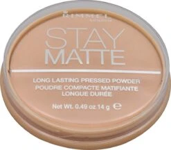 Rimmel London Stay Matte Pressed Powder - 001 Transparent - Powder -Beroemde Cosmetica Winkel 1200x1049 1