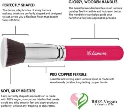 Foundation Borstel Roze - Lamora - Make-Up Kwast 13 Foundation Borstel Roze - Lamora - Make-Up Kwast -Beroemde Cosmetica Winkel 1200x1063 3