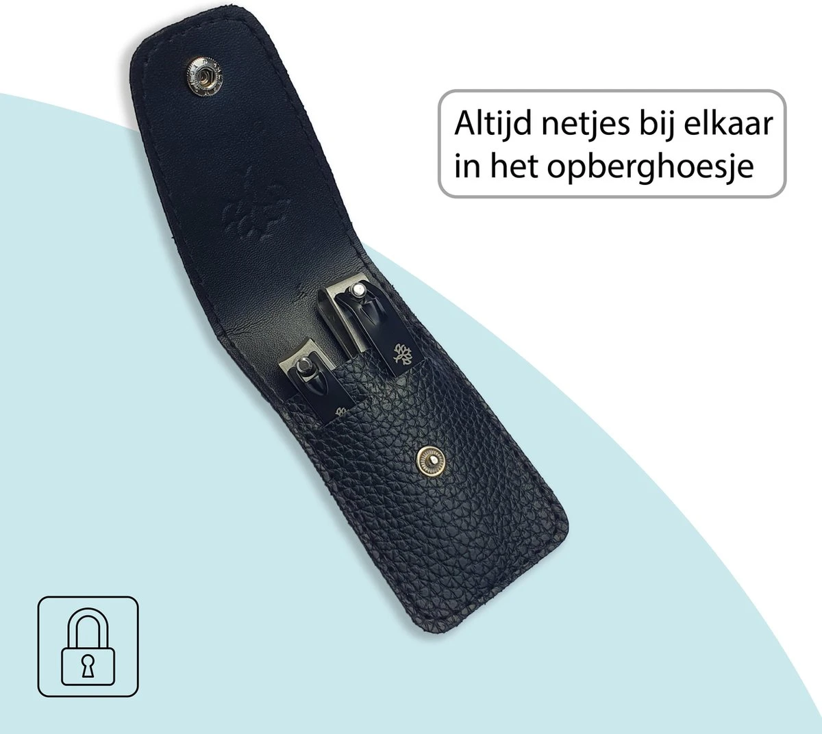 Gropro Nagelknippers - Zwart - Nagelknipper Set - Nagelknipper Groot En Klein 7 Gropro Nagelknippers - Zwart - Nagelknipper Set - Nagelknipper Groot En Klein - Afbeelding 5