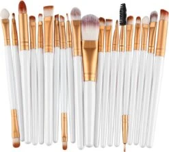Evvie 20-delige Make-up Kwasten Set - Wit Goud -Beroemde Cosmetica Winkel 1200x1080 2