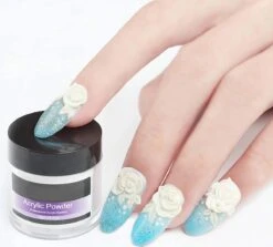 Acrylnagels Set | Nail Art | Liquid MMA Free | Wit, Roze & Transparant -Beroemde Cosmetica Winkel 1200x1081 1