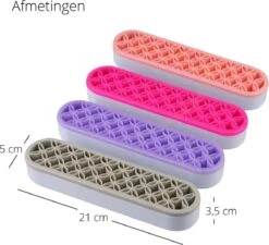 Make Up Organizer - Roze - Make Up Holder - Kwasten Organizer - Make Up Houder - Nagellak/Lipstick Organizer - Lippenstift Houder - Siliconen -Beroemde Cosmetica Winkel 1200x1094 10
