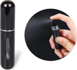 Fuzi Tools - Parfum Verstuiver - 5ML - Zwart - Hervulbaar - Reisflesje - Mini Parfum Flesje -Beroemde Cosmetica Winkel 1200x1096 12