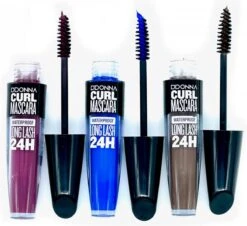 D'Donna - Curl Mascara - Blauw - Waterproof - 1 Flesje Met 8 Gram Inhoud -Beroemde Cosmetica Winkel 1200x1096 5