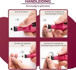 Royala - Manicure & Pedicure Set Elektrische Nagelvijl Nagelfrees - Nail Drill - Geschikt Voor Natuurlijke Nagels - Nepnagels - Gellak - Gelnagels - Acrylnagels - 6 Opzetstukken - Rood 21 Royala - Manicure & Pedicure Set Elektrische Nagelvijl Nagelfrees - Nail Drill - Geschikt Voor Natuurlijke Nagels - Nepnagels - Gellak - Gelnagels - Acrylnagels - 6 Opzetstukken - Rood -Beroemde Cosmetica Winkel 1200x1099 1